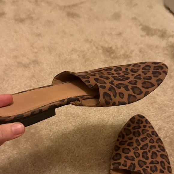 Leopard Print Women's Mules - Picture 7 of 7